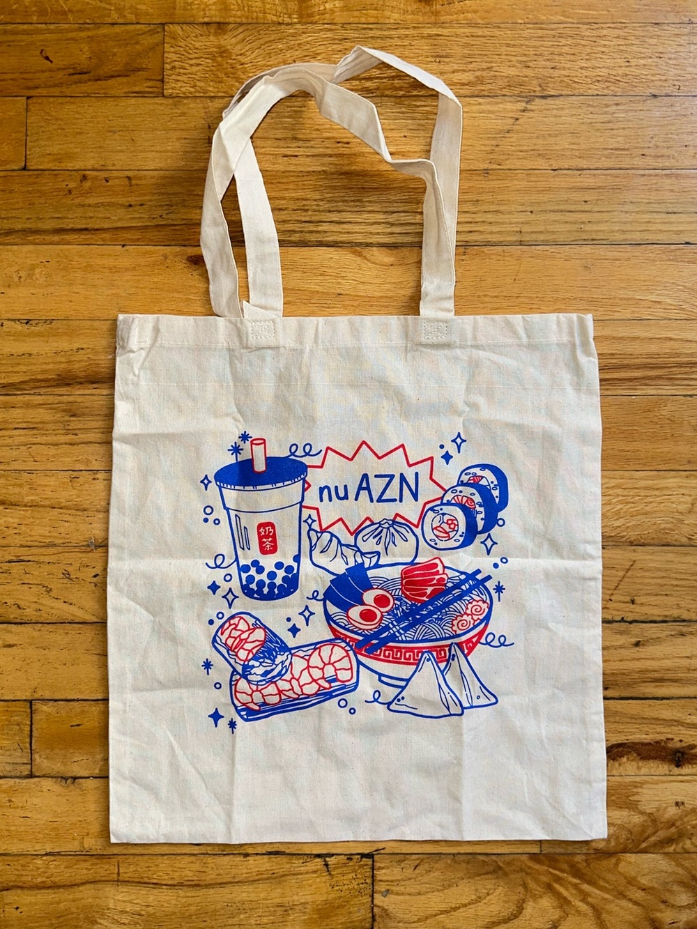 Nu azn Canvas Tote NWOT